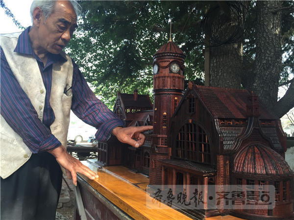 济南有个“重建”老火车站的手艺人，老伴急了才吃饭