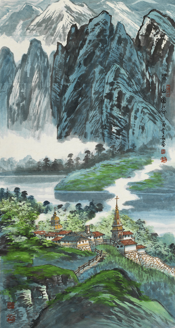 青綠山水14